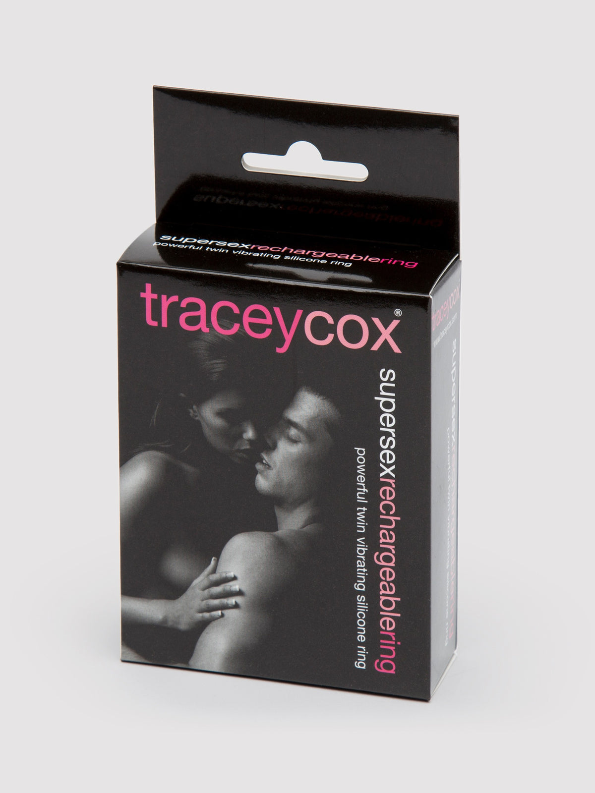 Tracey Cox Supersex Rechargeable Vibrating Love Ring, Black