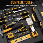 219PCS Tool Set Tool Kit For Home, Car Motorcycle Automotive Basic Dorm Starter Household Hand Tool Kits, Mechanics Tools Set For Women, Portable Plastic Tool Boxes Organizers And StoraCase