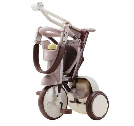 iimo 3-in-1 Foldable Tricycle with canopy (Comfort Brown)