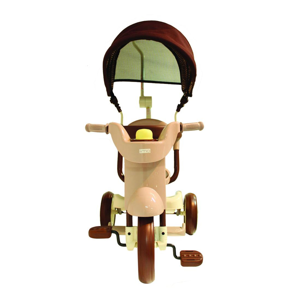 iimo 3-in-1 Foldable Tricycle with canopy (Comfort Brown)