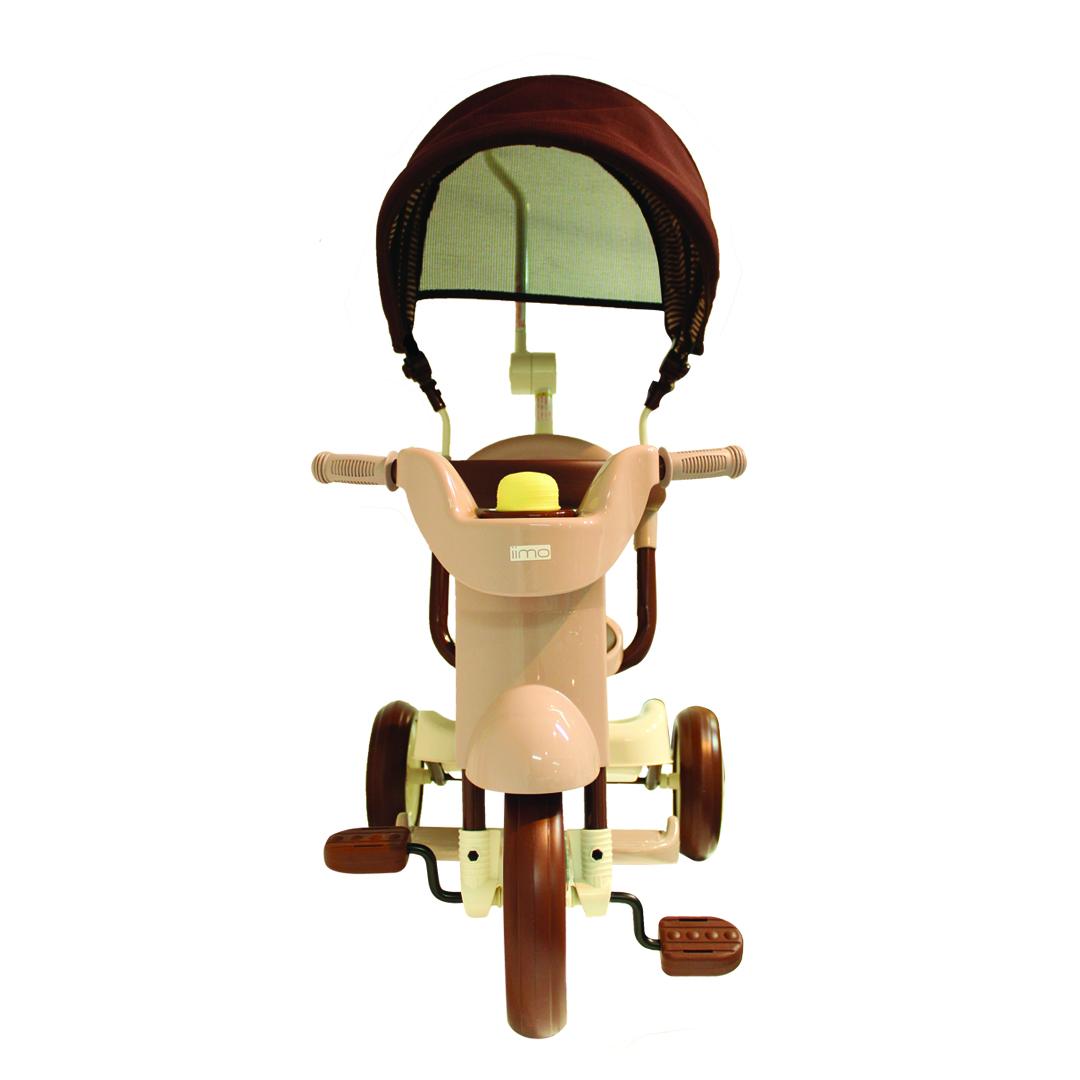 iimo 3-in-1 Foldable Tricycle with canopy (Comfort Brown)