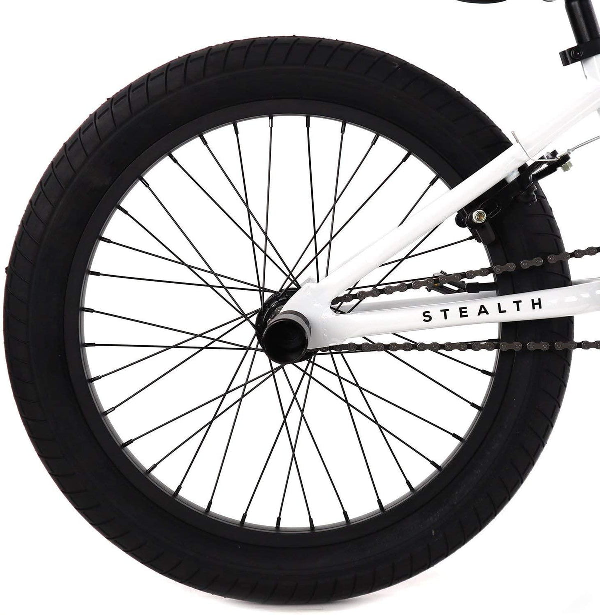 Elite BMX 20" Stealth Bike (Hubs F3/8-R14mm; White)