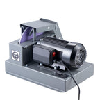 Lawn Mower Blade Sharpener, 1HP Lawnmower Blades Grinder with 9" Ceramic Grinding Wheel, Grit Collector &amp; r, 30°/40° Blade Sharpening Machine for High Lift, Low Lift, Gator &amp; Flat Blades