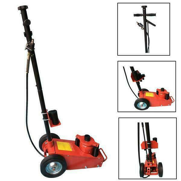 22 Ton Auto Shop GaraMechanics Repair Lift Air Hydraulic Floor Jack Tool Red