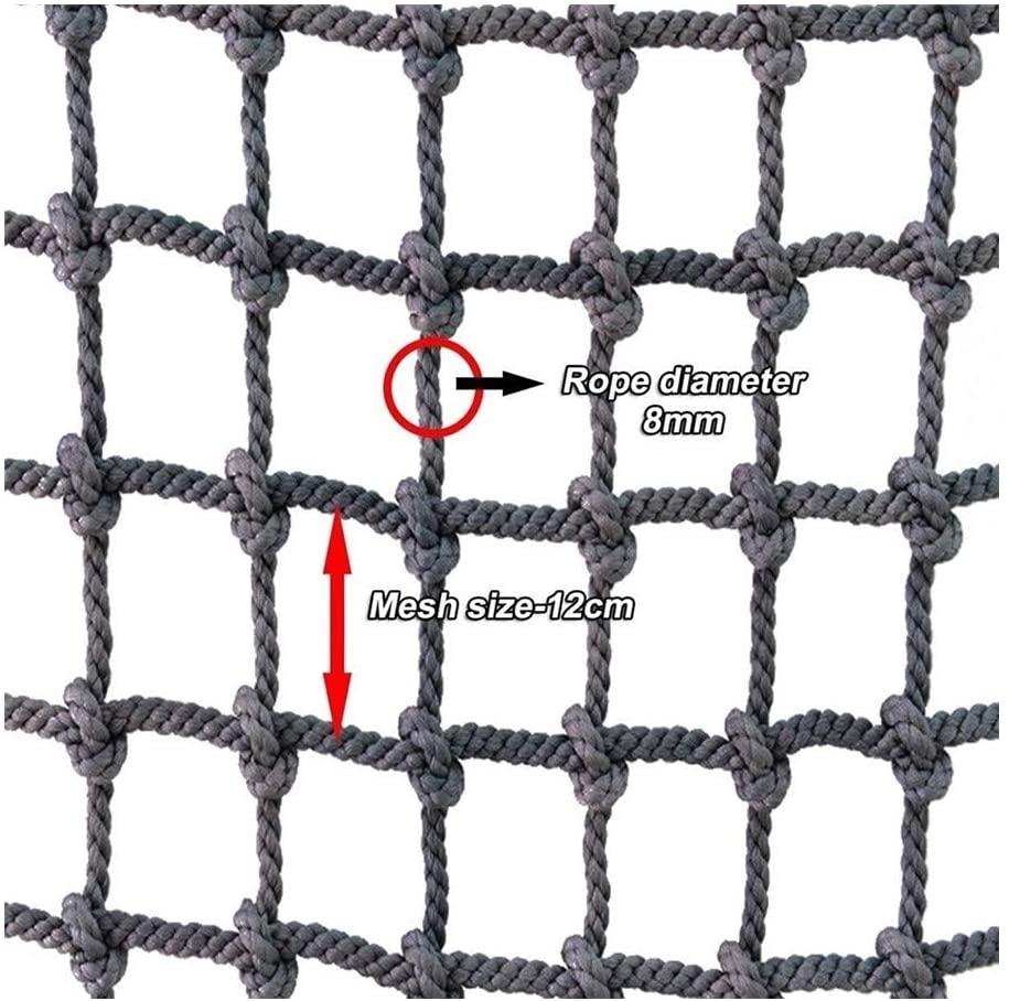 Children Protective Netting Climbing Frame Net Balcony Banister Stair Safety Netting Kids Climbing Rope Ladder Protection Net Adults Truck Trailer Heavy Duty Netting Dia 8mm 12cm Stairs Safety +++