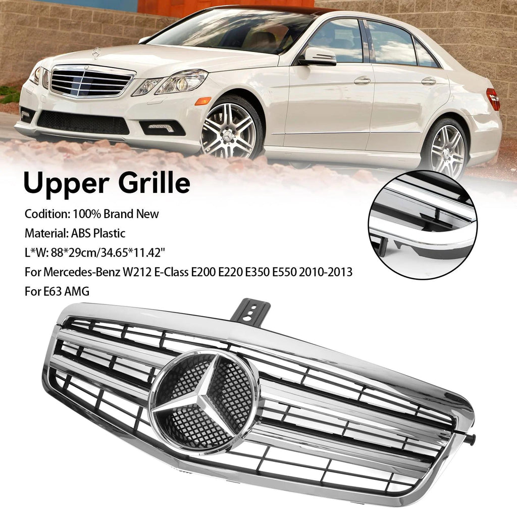 2010-2013 Benz W212 E-Class E200 E220 E350 E550 Front Bumper Grille Grill Generic