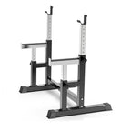 Barbell Rack 550LBS Max Load Adjustable Squat Stand Dipping Station