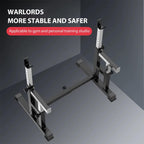 Barbell Rack 550LBS Max Load Adjustable Squat Stand Dipping Station