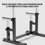 Barbell Rack 550LBS Max Load Adjustable Squat Stand Dipping Station