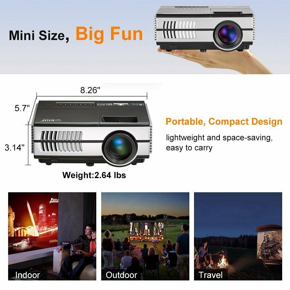 full hd wifi projector blue tooth 1080p home theater proyector miracast apps tv