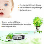 full hd wifi projector blue tooth 1080p home theater proyector miracast apps tv