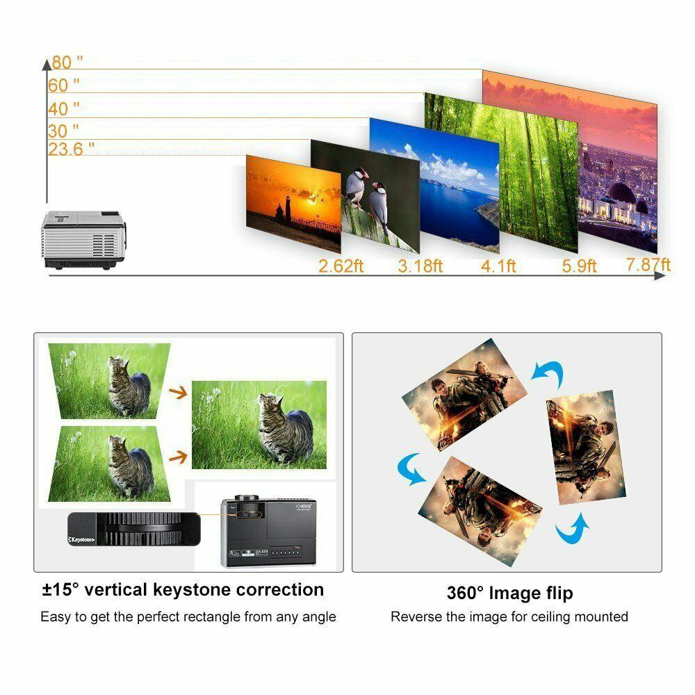 full hd wifi projector blue tooth 1080p home theater proyector miracast apps tv