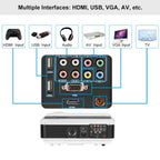 full hd wifi projector blue tooth 1080p home theater proyector miracast apps tv