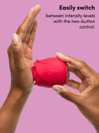 Lovehoney mon ami Pleasure Air Rose Clitoral Suction Stimulator, Red