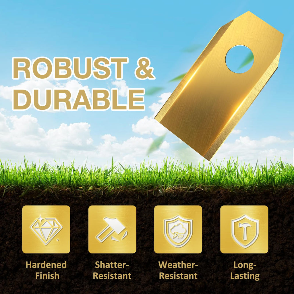 Replacement Blades Compatible with All  Lawn Mowers, 36 Pcs Robotic Lawn Mower Blades Compatible with A1600 Rtk, O500, O1200, G1-800, Gx-600,  Replacement Robotic Mower Blades