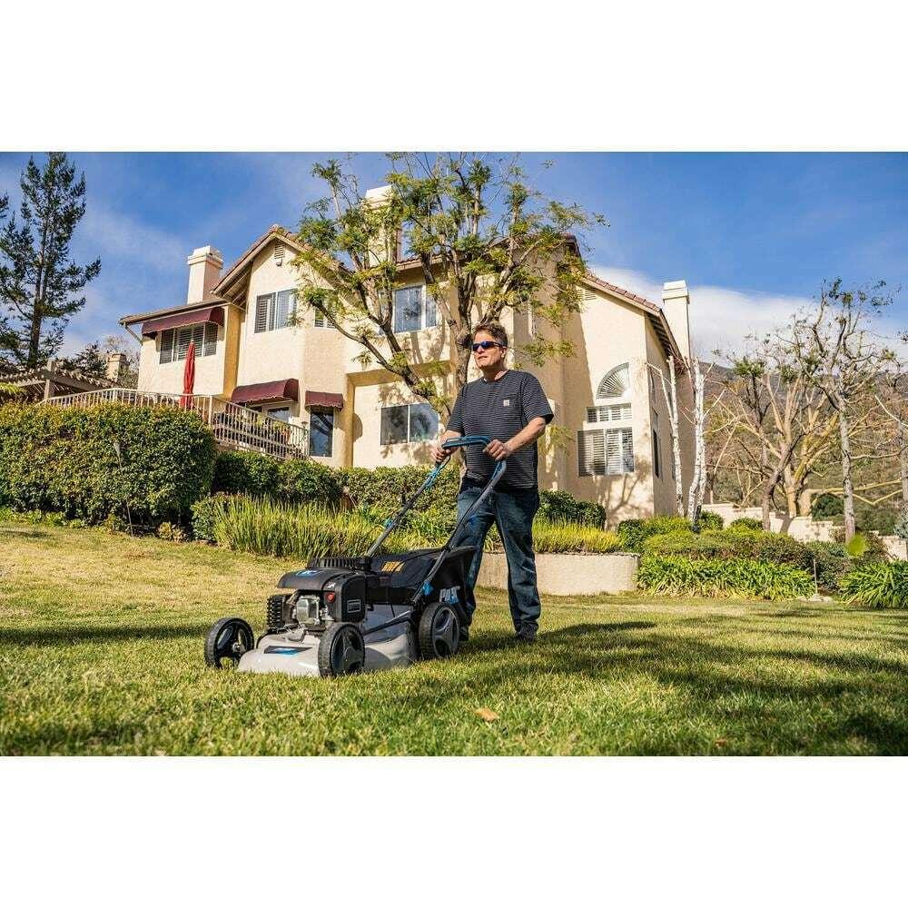 21 in. 200 cc Gas Recoil Start Self-Propelled 3-in-1 Walk Behind Push Mower