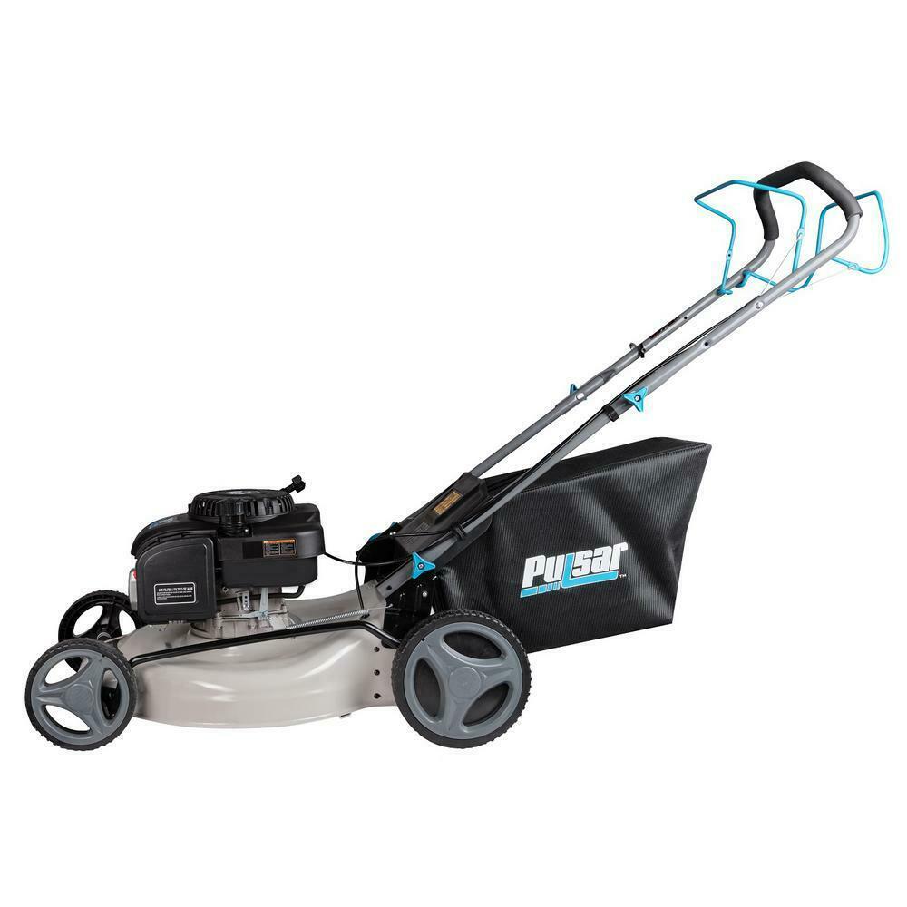 21 in. 200 cc Gas Recoil Start Self-Propelled 3-in-1 Walk Behind Push Mower
