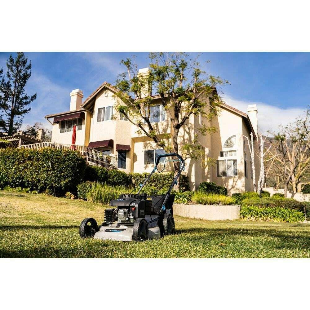 21 in. 200 cc Gas Recoil Start Self-Propelled 3-in-1 Walk Behind Push Mower
