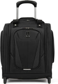 Maxlite 5 Softside Lightweight Rolling Underseat Compact Carry-On Upright 2 Wheel Bag, Men and Women, Black, 15-Inch
