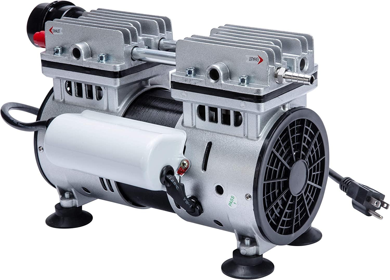 hqua pas10 pond &amp; lake aerator system for up to 1 acre, 110v 1/2 hp compressor + one roll of 100' weighted tubing +one diffuser