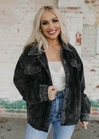 black corduroy jacket