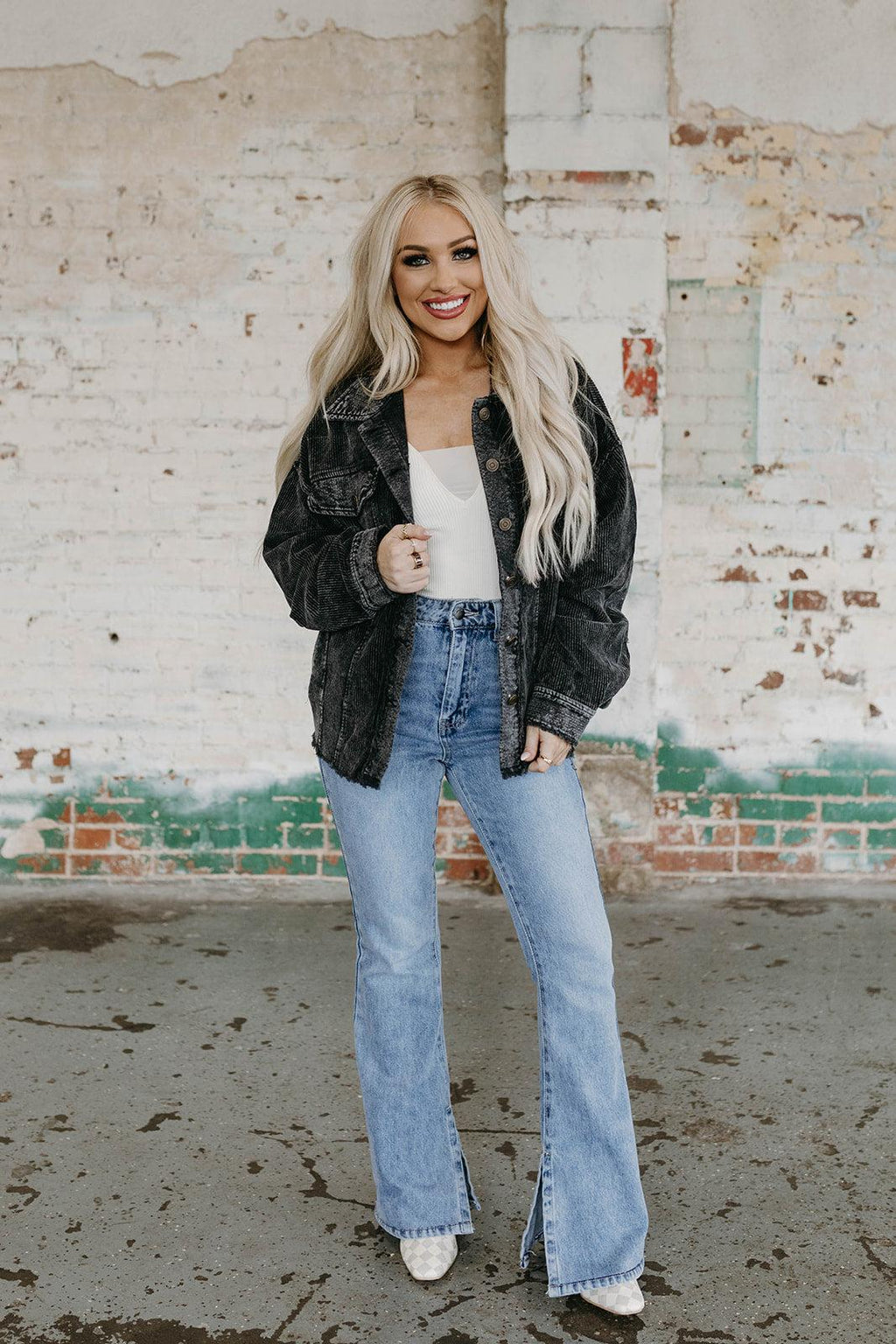 black corduroy jacket