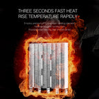 Viafly Portable Mini Electric Heaters Space Air Warmer Fan Blower Radiator Heating For Winter WQRESD8930