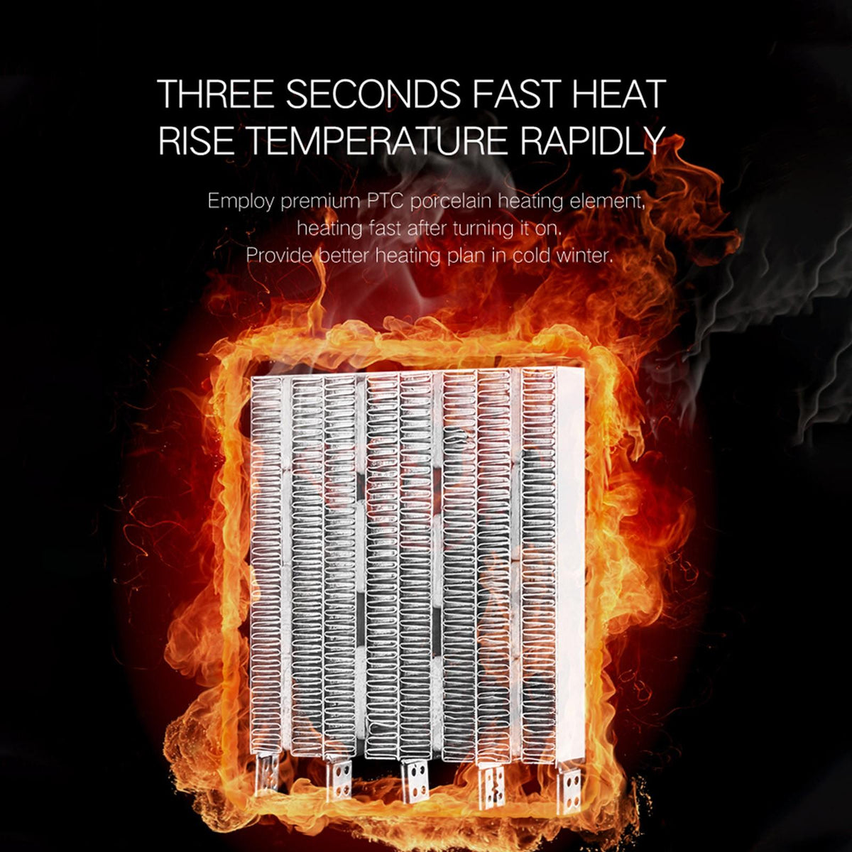 Viafly Portable Mini Electric Heaters Space Air Warmer Fan Blower Radiator Heating For Winter WQRESD8930