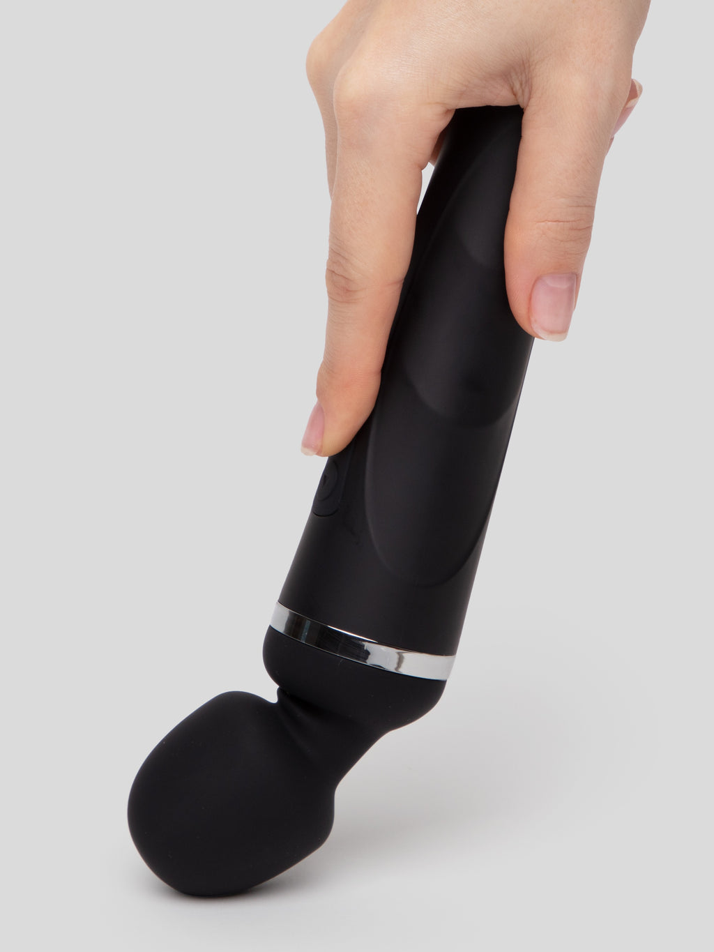 Lovense Domi 2 App Controlled Rechargeable Mini Wand Vibrator, Black