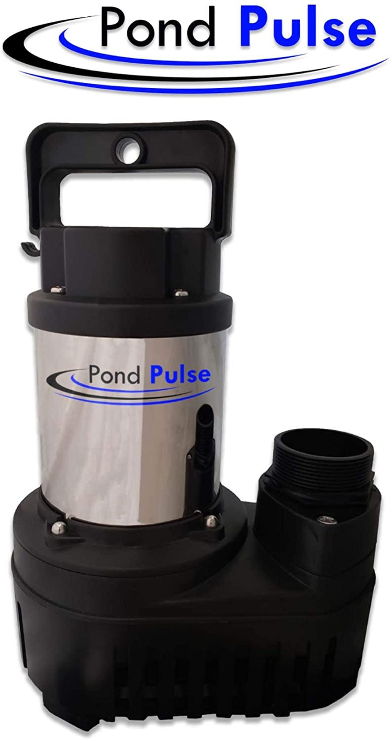 half off ponds pond pulse 4,200 gph hybrid drive submersible pump for ponds, water gardens and pond free waterfalls w/ 30' power cord