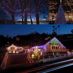 WANG KAI KAI SHOP Outdoor String Lights 8 Modes LED Lights Christmas Decoration Lights Waterproof and Antifreeze String Lights Controller Control Solar Fairy Lights