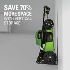 Greenworks 48V 21'' Cordless Lawn Mower Self Propelled 7 Position 2x 5Ah Battery