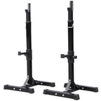 SmileMart 44"-70" Adjustable Squat Rack Portable Dumbbell Racks Barbell Press Stands