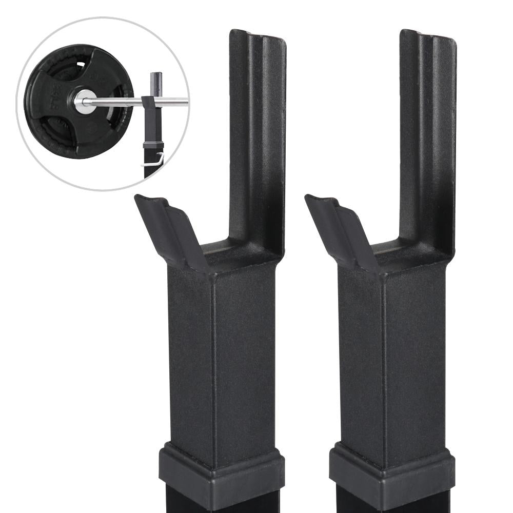 SmileMart 44"-70" Adjustable Squat Rack Portable Dumbbell Racks Barbell Press Stands
