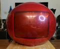 memorex msp-tv1300 video ball 13" red sphere tv w/ shield,