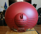 memorex msp-tv1300 video ball 13" red sphere tv w/ shield,