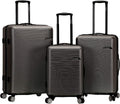 Skyline Hardside Spinner Wheel Luggage Set, Grey, 3-Piece (20/24/28)