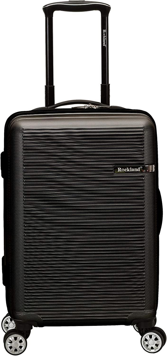 Skyline Hardside Spinner Wheel Luggage Set, Grey, 3-Piece (20/24/28)