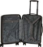 Skyline Hardside Spinner Wheel Luggage Set, Grey, 3-Piece (20/24/28)