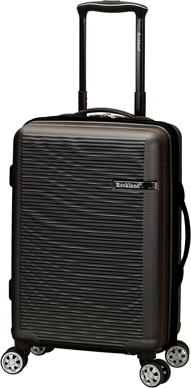 Skyline Hardside Spinner Wheel Luggage Set, Grey, 3-Piece (20/24/28)