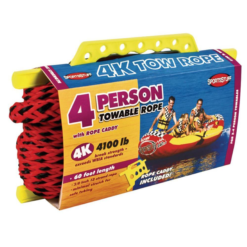 Great Big Mable 4-Rider Inflatable Towable Tube with Tow Rope