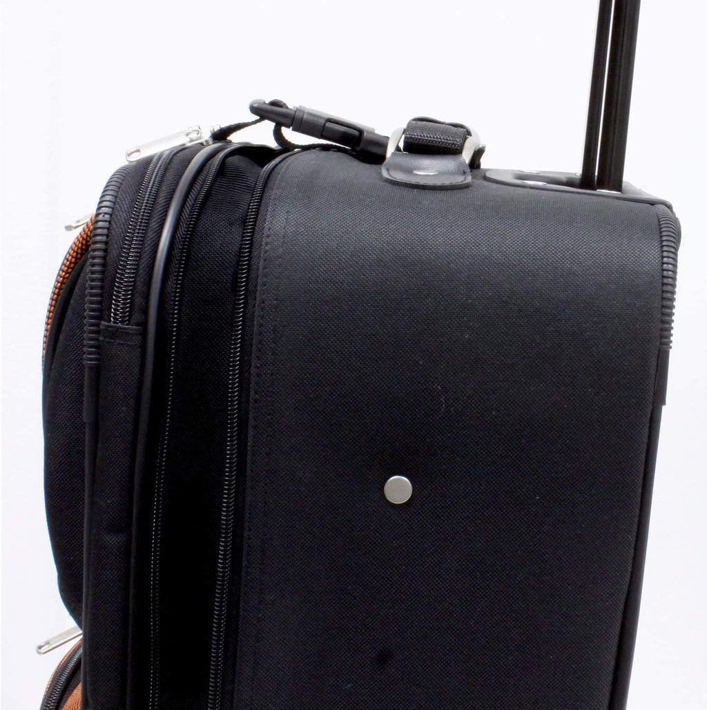 Amsterdam Expandable Rolling Upright Luggage, Burgundy, Checked-Large 29-Inch