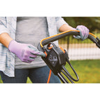 Electric Push Lawn Mower, Corded, 13 Amp, 20-Inch Cutting Deck, 6 Setting Height Adjustment, Compact Storage, Collection Bag (BEMW213)