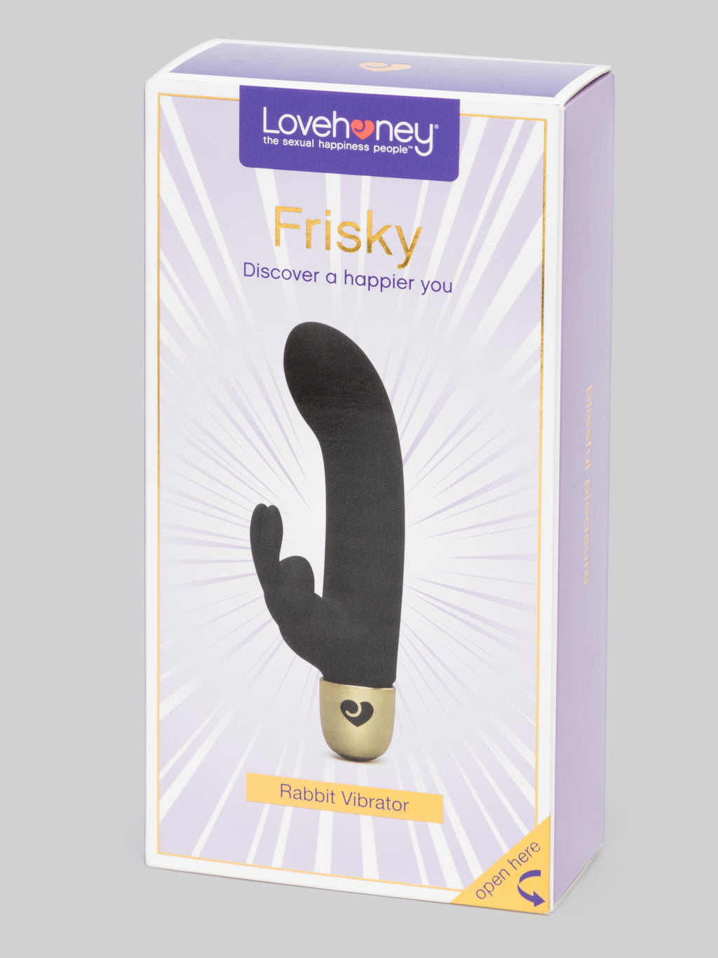 Lovehoney Frisky 10 Function G-Spot Silicone Rabbit Vibrator , Black | Black