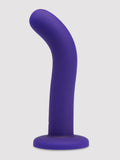 Lovehoney Silicone Suction Cup G-Spot Dildo 7 Inch, Purple