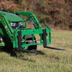 titan attachments 46" fork frame attachment 48" fork blades rate 4,500 lb fits john deere loaders