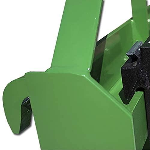 titan attachments 46" fork frame attachment 48" fork blades rate 4,500 lb fits john deere loaders