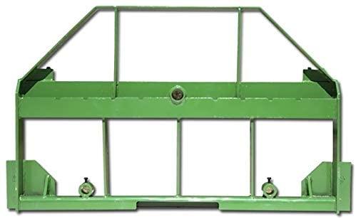 titan attachments 46" fork frame attachment 48" fork blades rate 4,500 lb fits john deere loaders