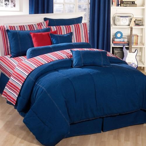 Denim Comforter Only Full