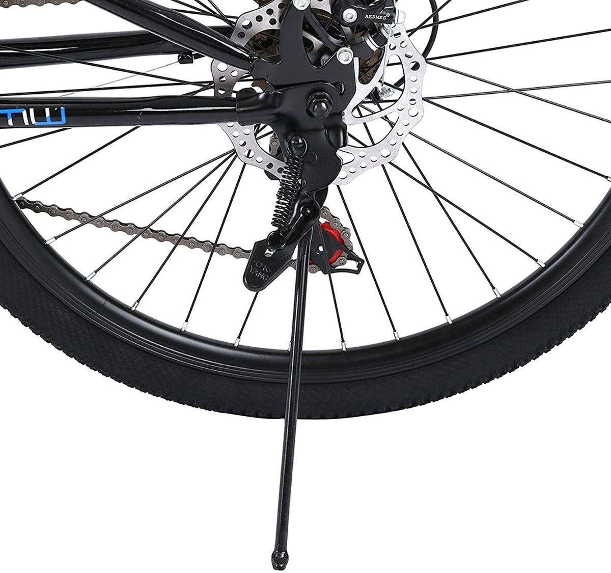 Mountain Bike for Adult/Mens/Womens, 26 Inch 21 Speed All-Terrain Bicycle, High Carbon Steel Frame, Disc Brake, Full Suspension